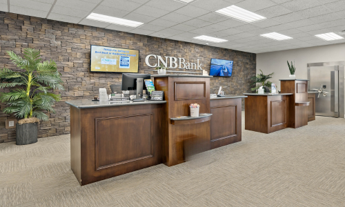 CNB Dual Highway Office Lobby